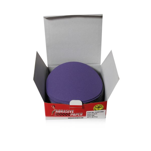 Insta Finish Sand Paper - DA Hook & Loop (6 inch) DISCS - Image 31