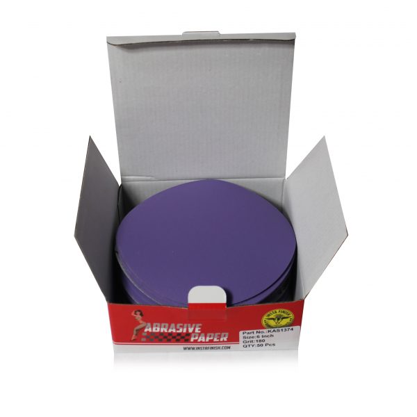 Insta Finish Sand Paper - DA Hook & Loop (6 inch) DISCS - Image 32