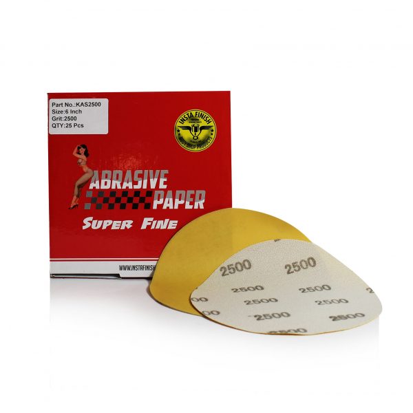 Insta Finish Sand Paper - DA Hook & Loop (6 inch) DISCS - Image 6