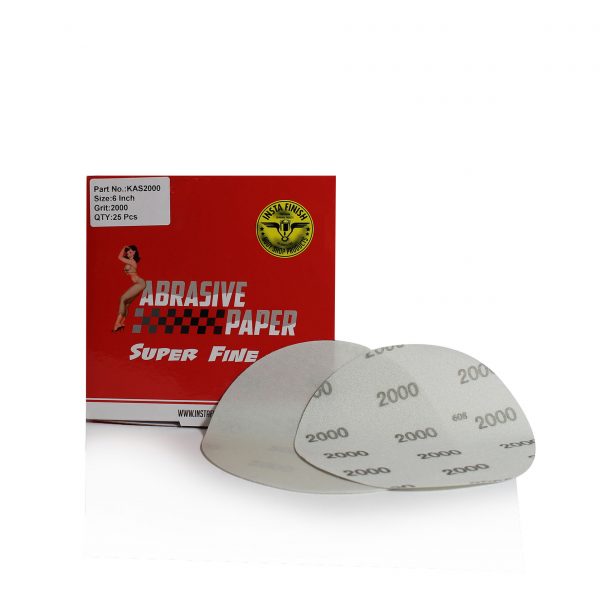 Insta Finish Sand Paper - DA Hook & Loop (6 inch) DISCS - Image 10