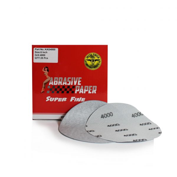 Insta Finish Sand Paper - DA Hook & Loop (6 inch) DISCS - Image 14