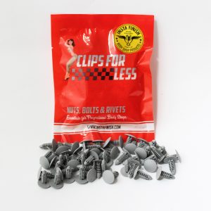 Insta Finish Clip for Toyota, Head width:17.5mm Length:24.2mm Diameter:6mm OEM: Toyota 90467-09077 QTY:50pcs, KAS-0359