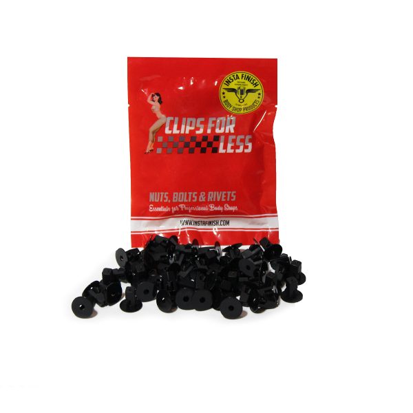 Insta Finish Universal Clip, Head width:20mm Length:17.6mm Diameter:13mm Universal QTY:50pcs, KAS-0438