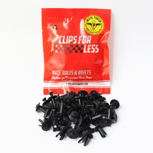 Insta Finish Clip for Toyota, KAS- 0487 Head width:19.8mm Length:22mm Diameter:8mm OEM:Toyota 90467-08155 QTY:50pcs, KAS-0487