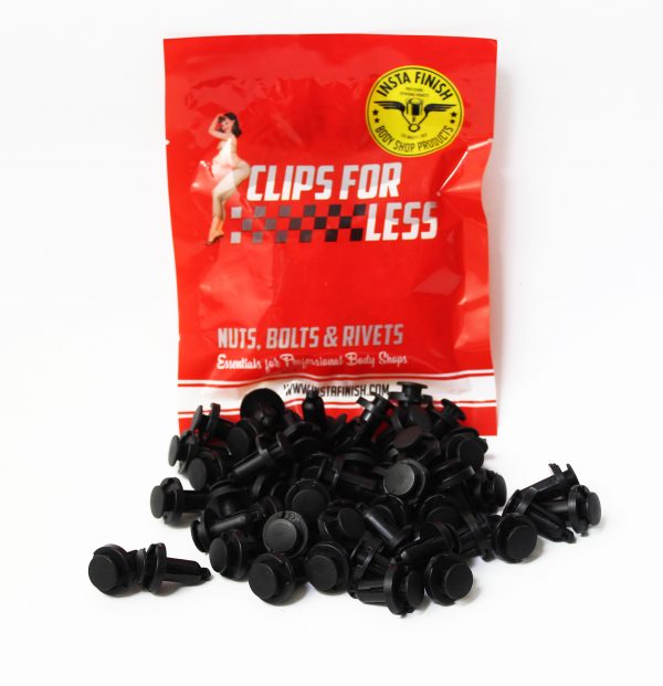 Insta Finish Clip for Honda, Head width:19mm Length:29.8mm Diameter:9mm OEM: Honda 91503-SZ5-003 QTY:50pcs, KAS-0502