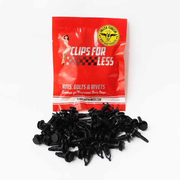 Insta Finish Clip for Toyota, Head width:17mm Length:27.5mm Diameter:8.5mm OEM: Toyota 52161-16010 QTY:50pcs, KAS-1269
