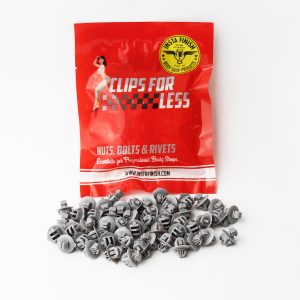 Insta Finish Clip for Toyota, Head width:17.5mm Length:18.5mm Diameter:14mm OEM: Toyota 76931-26010 QTY: 50pcs, KAS-1281