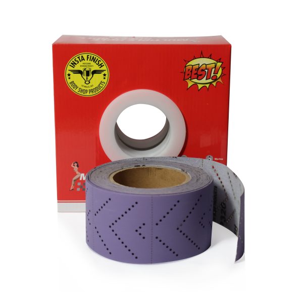 Insta Finish Sand Paper Hook & Loop Long Board (continuous roll) 1 Roll Per Box - Image 4