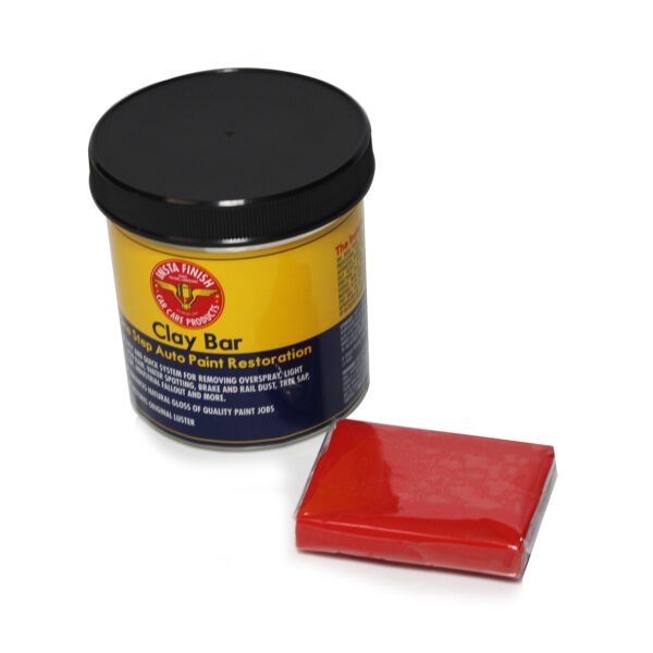 Insta Finish Clay Bar & Jar (110 gram) Gold, Blue or Red - Image 5