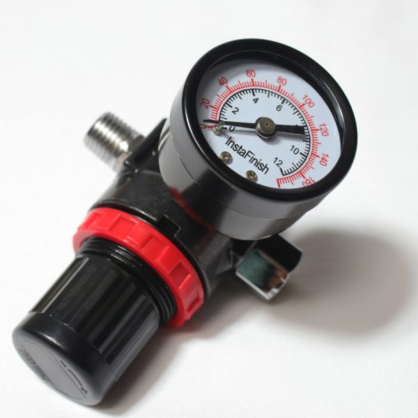 Insta Finish 1/4" Locking Pressure Regulator with Gauge - Image 5