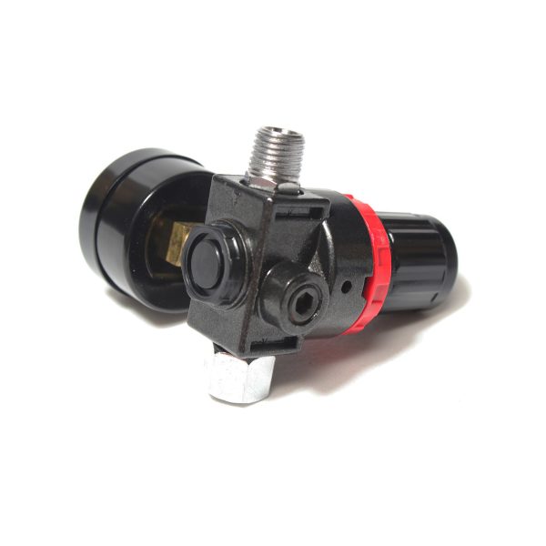 Insta Finish 1/4" Locking Pressure Regulator with Gauge - Image 2