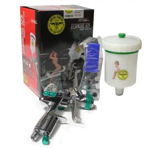 Insta Finish full-size HVLP spray gun, 1.4 Nozzle, 600cc Cup & Lid Included