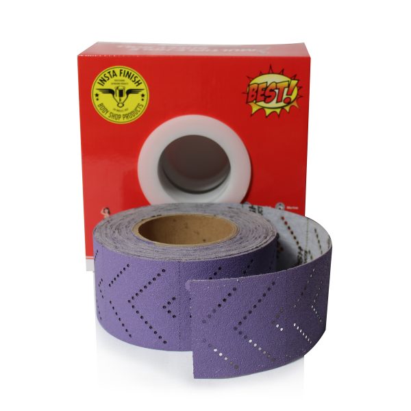 Insta Finish Sand Paper Hook & Loop Long Board (continuous roll) 1 Roll Per Box