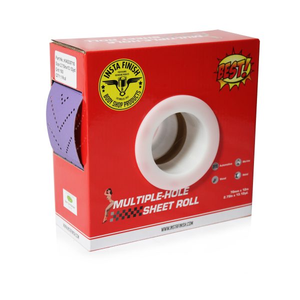 Insta Finish Sand Paper Hook & Loop Long Board (continuous roll) 1 Roll Per Box - Image 13