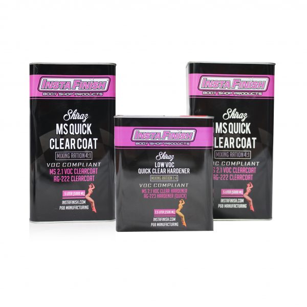 Insta Finish 4:1 Medium Solids Clear Coat Kit (12.5 Liter) 10L Clear 2.5L Hardener