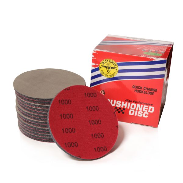 Insta Finish Foam Back Sand Paper - DA Hook & Loop (6 inch) DISCS - Image 4
