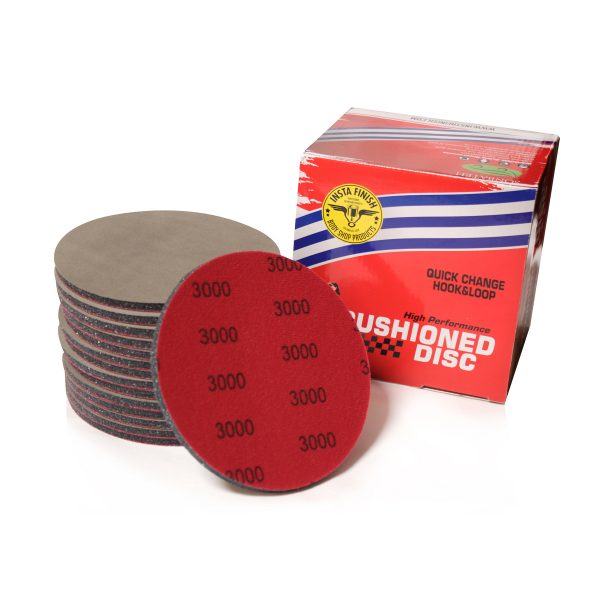 Insta Finish Foam Back Sand Paper - DA Hook & Loop (6 inch) DISCS - Image 10
