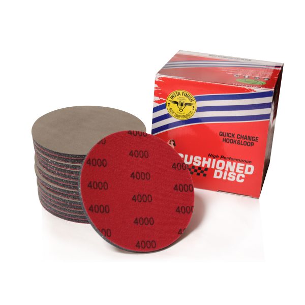 Insta Finish Foam Back Sand Paper - DA Hook & Loop (6 inch) DISCS - Image 13