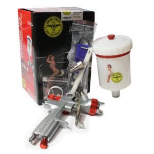 Insta Finish full-size HVLP spray gun, 2.0 Nozzle, 600cc Cup & Lid Included