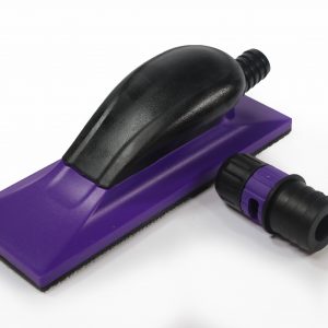 Insta Finish Purple Hook & Loop Sanding Block Dust Free, 70*198mm