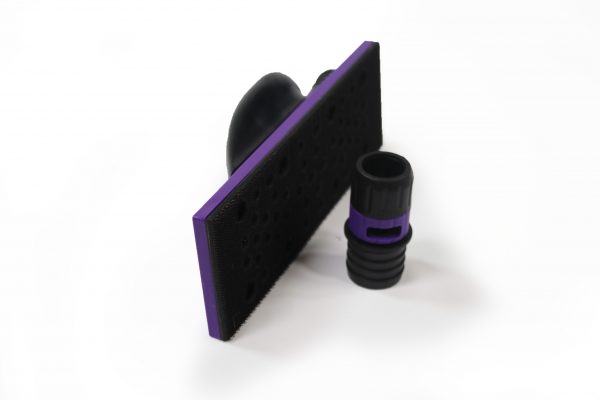 Insta Finish Purple Hook & Loop Sanding Block Dust Free, 70*198mm - Image 3