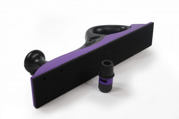 Insta Finish Purple Hook & Loop Sanding Block Dust Free, 70*400mm - Image 2