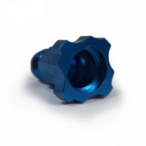 Insta Finish Adapter for Sharpe, Kobalt & Snap-On spray guns, Male Thread, Color Blue