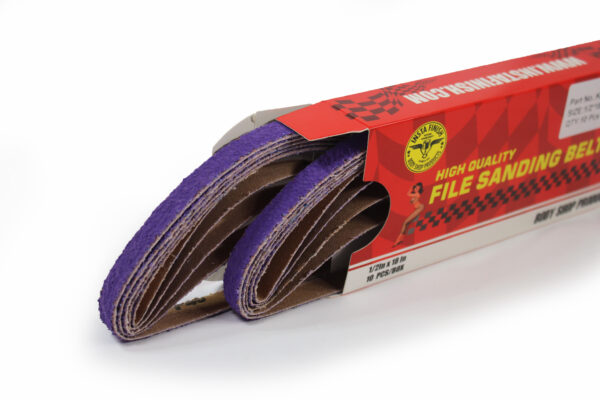Insta Finish Filing Belts 1/2 inch x 18 inch - 10 belts - Image 3