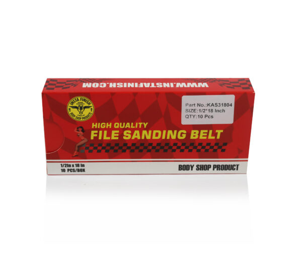 Insta Finish Filing Belts 1/2 inch x 18 inch - 10 belts - Image 4