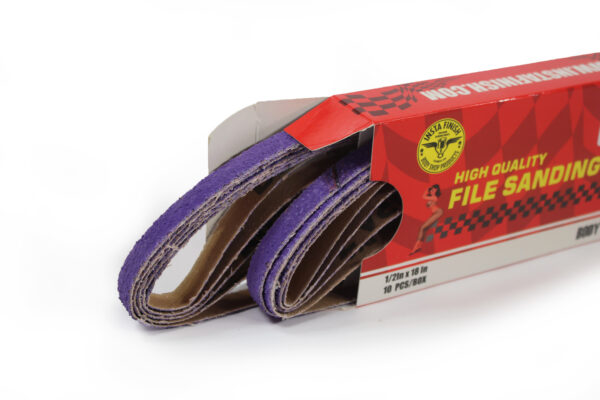 Insta Finish Filing Belts 1/2 inch x 18 inch - 10 belts - Image 5