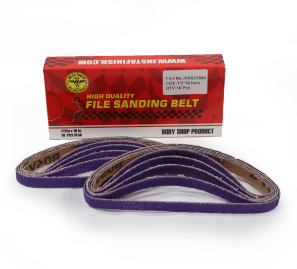 Insta Finish Filing Belts 1/2 inch x 18 inch - 10 belts - Image 6