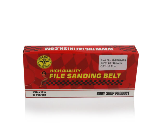 Insta Finish Filing Belts 1/2 inch x 18 inch - 10 belts - Image 7