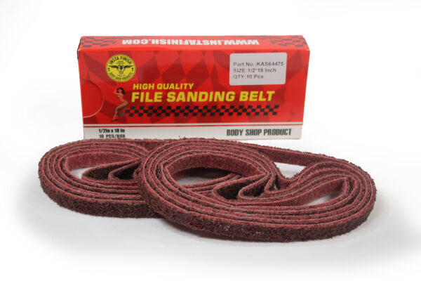 Insta Finish Filing Belts 1/2 inch x 18 inch - 10 belts - Image 9
