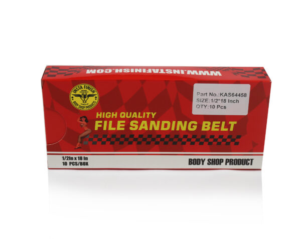 Insta Finish Filing Belts 1/2 inch x 18 inch - 10 belts - Image 10