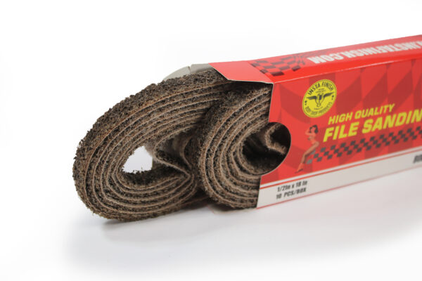 Insta Finish Filing Belts 1/2 inch x 18 inch - 10 belts - Image 11