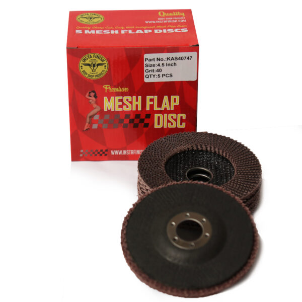 Insta Finish Flap Discs 4.5 inch - 5 discs per box - Image 3