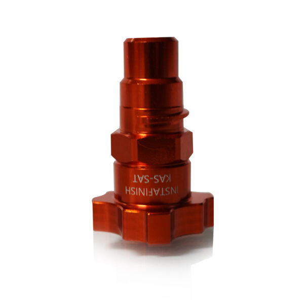 Insta Finish Adapter for Sata spray guns, Male Thread, Color Orange - Image 2