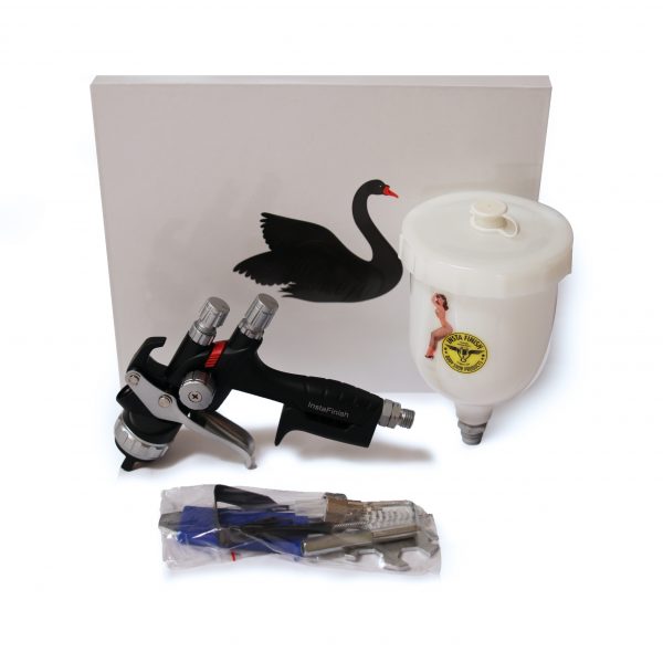 Insta Finish Gravity Feed Base coat/Clear coat Black Swan 1.3 - Image 5