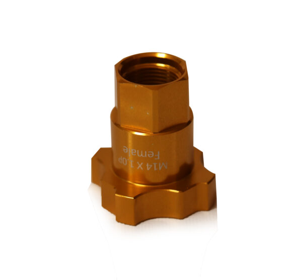 Insta Finish Adapter, Color Orange