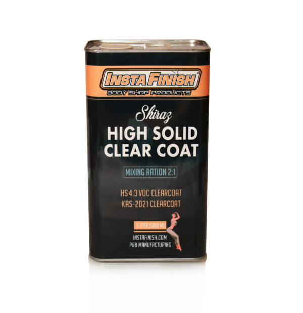 Insta Finish High Solid Clear Coat Kit (7.5 Liter) 5L Clear 2.5L Hardener - Image 2