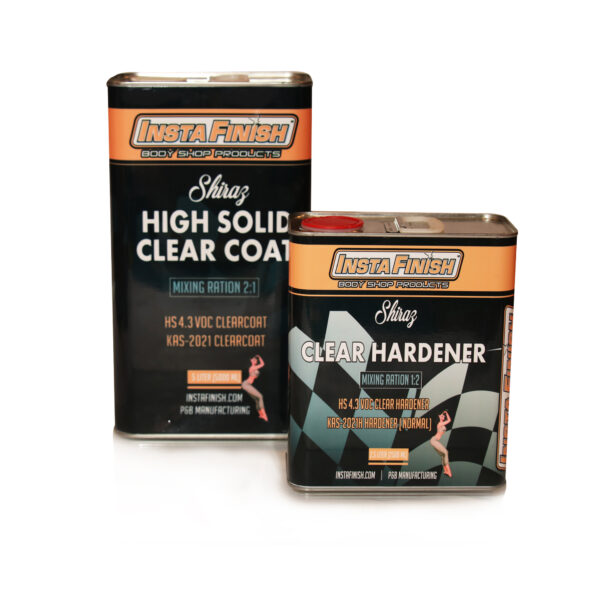 Insta Finish High Solid Clear Coat Kit (7.5 Liter) 5L Clear 2.5L Hardener