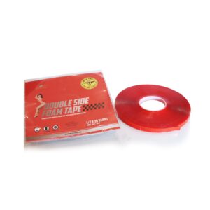 Insta Finish Acrylic Transparent Attachment Tape,1/2inx30 yd, Thickness 1.0mm, Color Clear