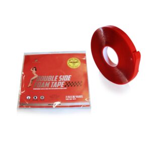 Insta Finish Acrylic Transparent Attachment Tape,7/8inx30 yd, Thickness 1.0mm, Color Clear