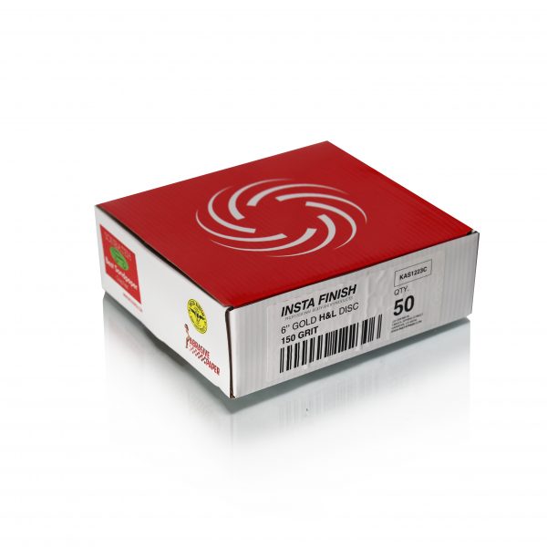 6" Gold Hook and Loop Disc Sand Paper - Image 4