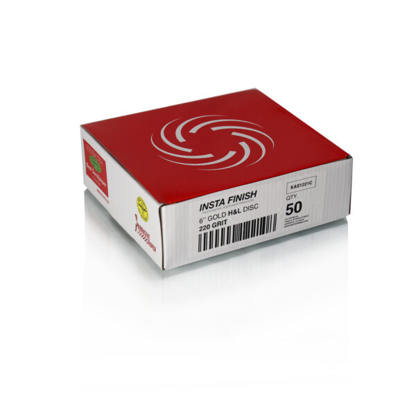 6" Gold Hook and Loop Disc Sand Paper - Image 9