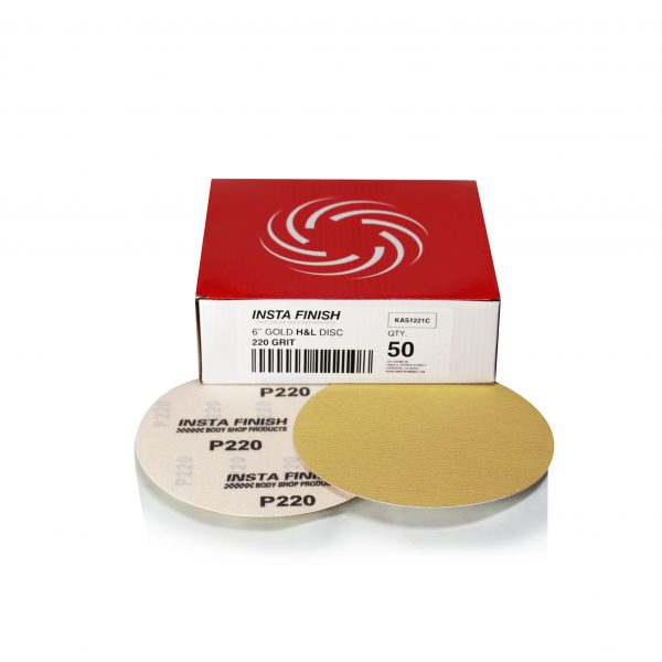 6" Gold Hook and Loop Disc Sand Paper - Image 8