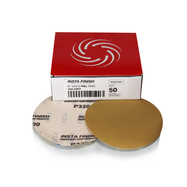 6" Gold Hook and Loop Disc Sand Paper - Image 11